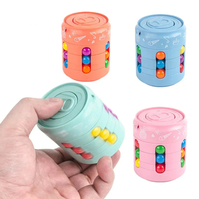 Magic Fidget Cube Game – Roterande fidget-kub för barn och vuxna | Stressfri lek och hjärnträning