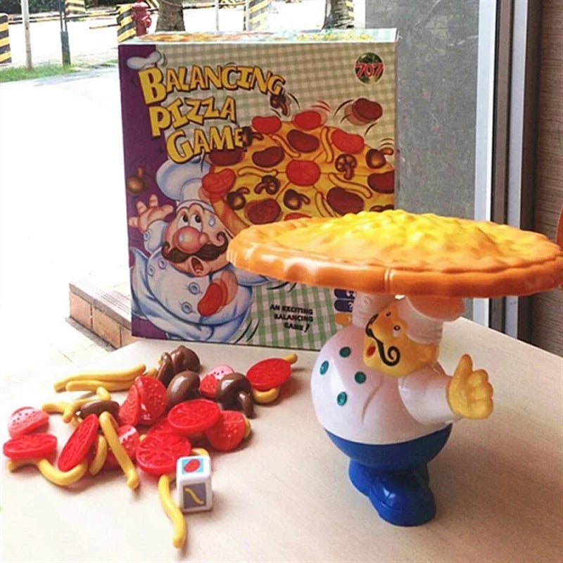 Balansspel med pizza – Roligt familjespel för barn