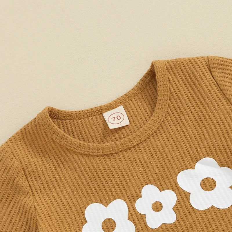 Sommarset för flickor – kortärmad topp och shorts