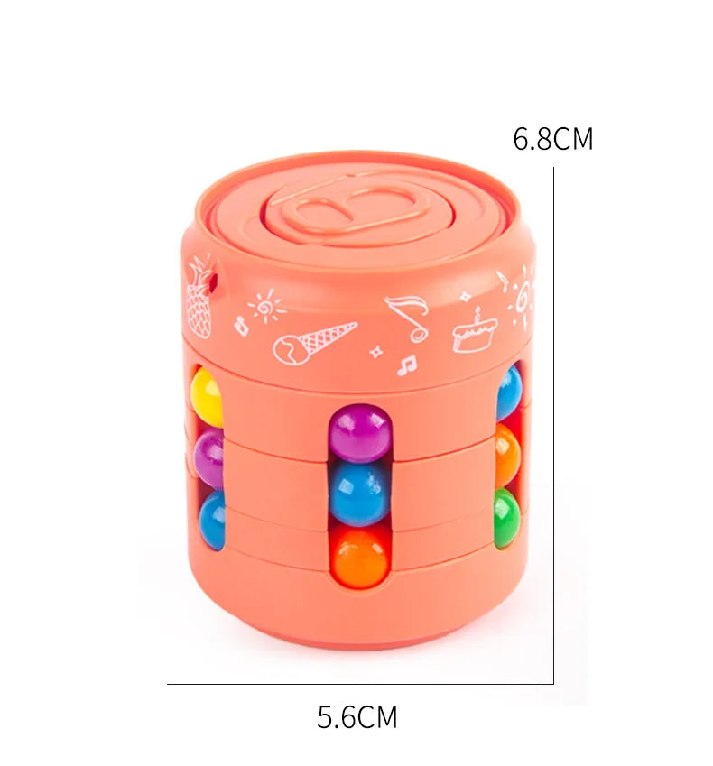Magic Fidget Cube Game – Roterande fidget-kub för barn och vuxna | Stressfri lek och hjärnträning