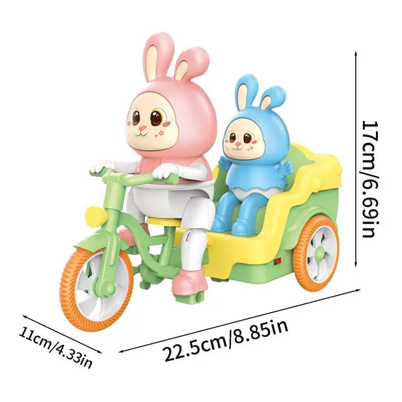 Bike Bunnies – Cyklande leksakskaniner med musik och ljus