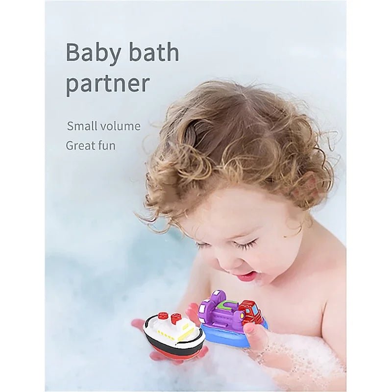 Bath Boat Set – Färgglada leksaksbåtar för rolig och trygg badstund