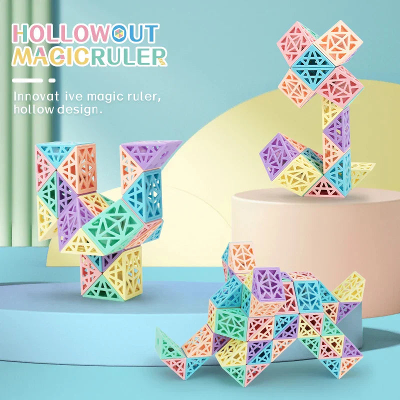 Pedagogiskt Snake Cube Set – Bygg och utforska kreativt