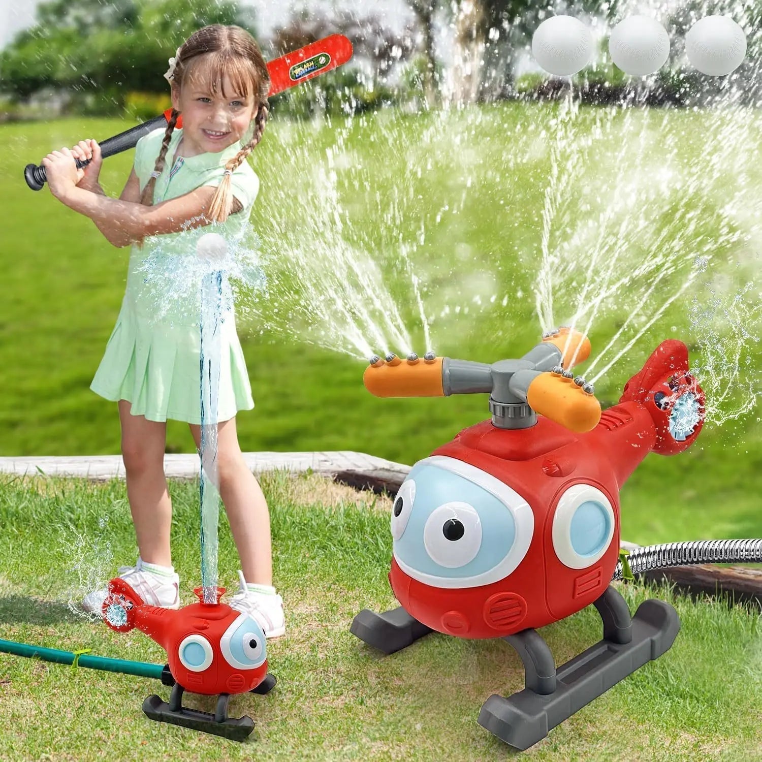 WaterCopter – Vattenleksak för trädgård och sommarlek