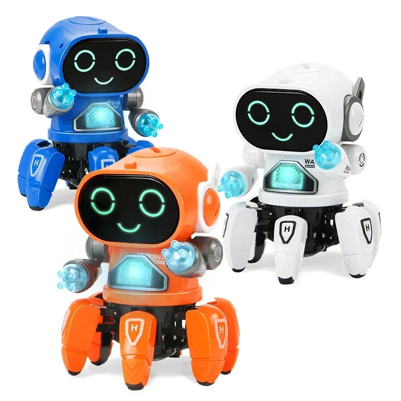 Interaktiv leksaksrobot för barn – Dancing Spin Robot med ljus och musik