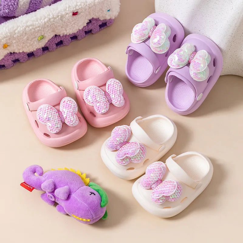 Flicksandaler med halkfri sula – mjuka, bekväma och elegant prinsessdesign