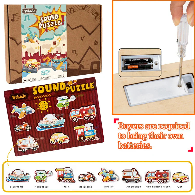 Pedagogiskt ljud- och formspel – Sound Matching Game
