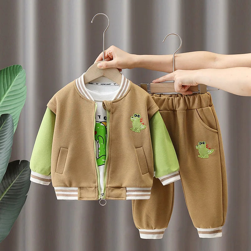 3-delat barnset – Casual Dino