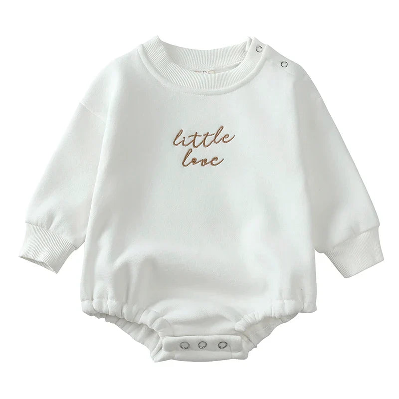 Varm babybody med tröjdesign – Bekväm för alla säsonger