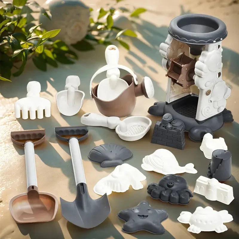 Beach Set – Strandleksaker för barn med hink, formar och spadar