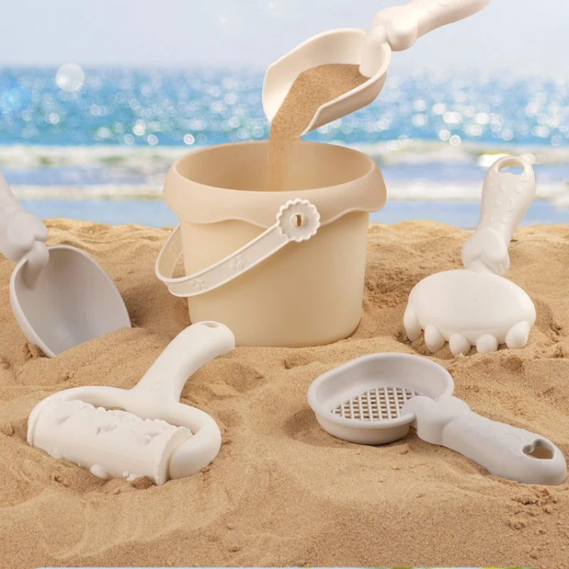 Beach Set – Strandleksaker för barn med hink, formar och spadar