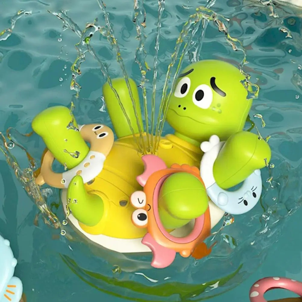Water Turtle – Sköldpadda fontän badleksak | Rolig och lärorik badupplevelse