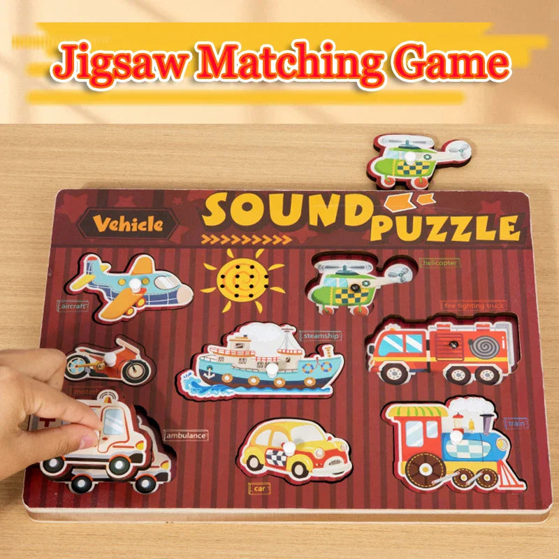 Pedagogiskt ljud- och formspel – Sound Matching Game