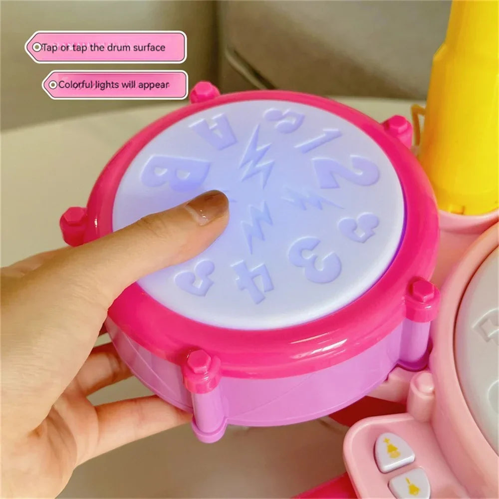 Kids Drumset – Leksakstrumset med mikrofon för barn