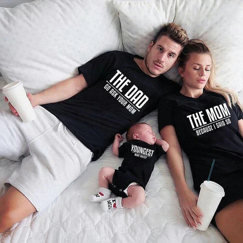 Matchande familje-t-shirts – stil och komfort för alla åldrar