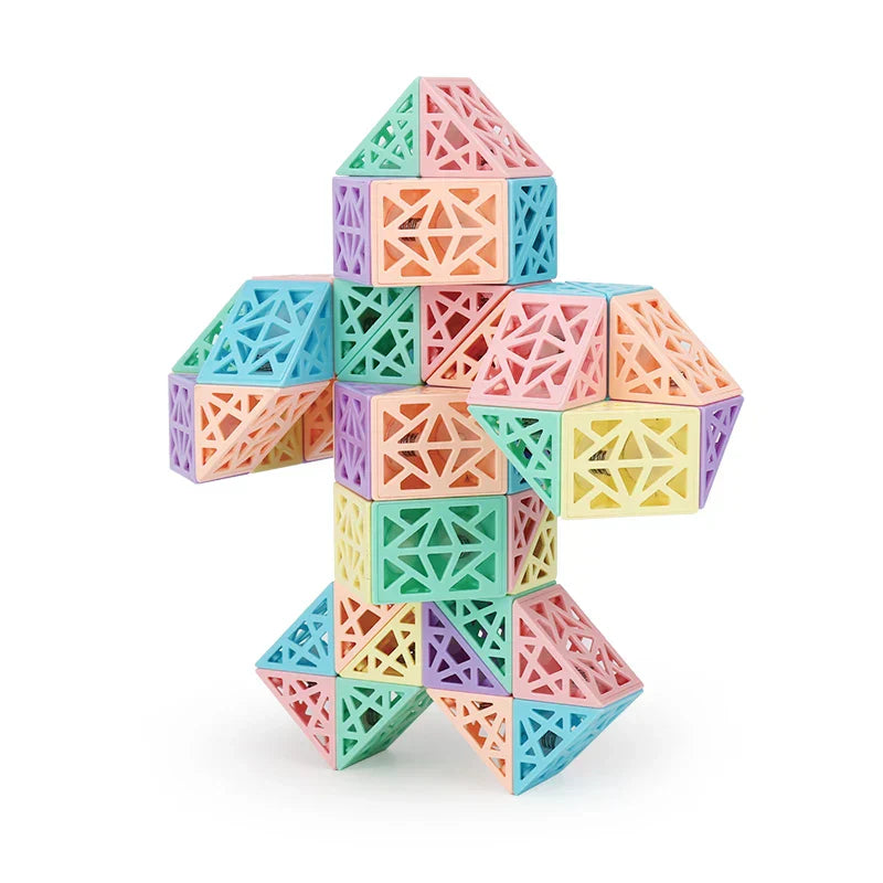 Pedagogiskt Snake Cube Set – Bygg och utforska kreativt