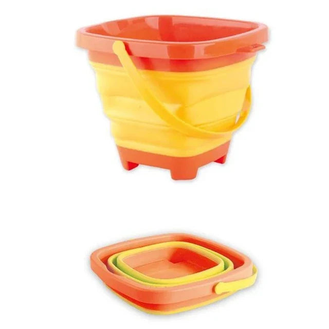 Foldable Bucket – Hopvikbar hink för strand och resor