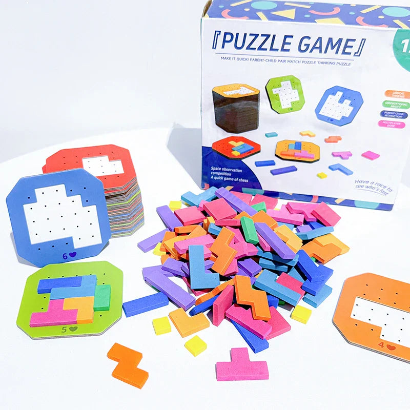 Tangram-pussel för barn – Kreativitet och logiskt tänkande