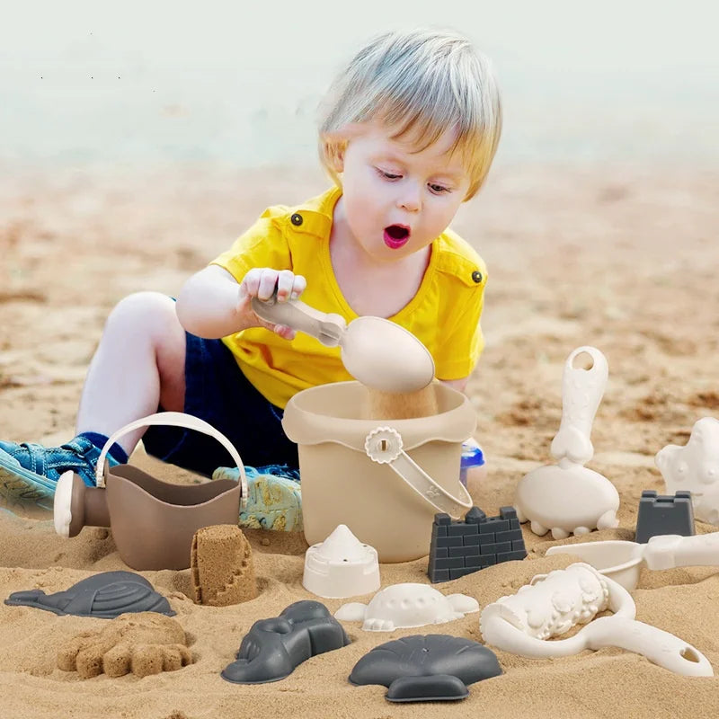 Beach Set – Strandleksaker för barn med hink, formar och spadar