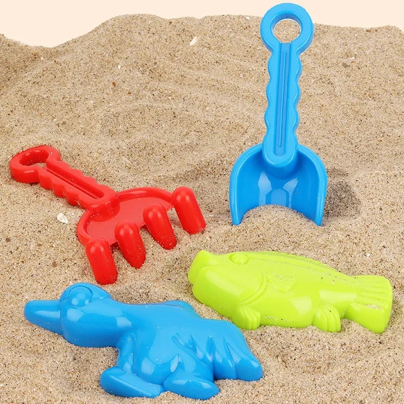 Sand- och strandleksakset – spadar och formar för barn