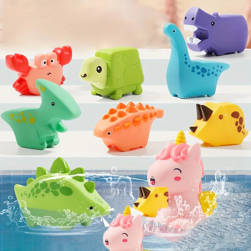Bath Buddies – Dinosaurie vattenpistol för badlek | Färgglada badleksaker för barn