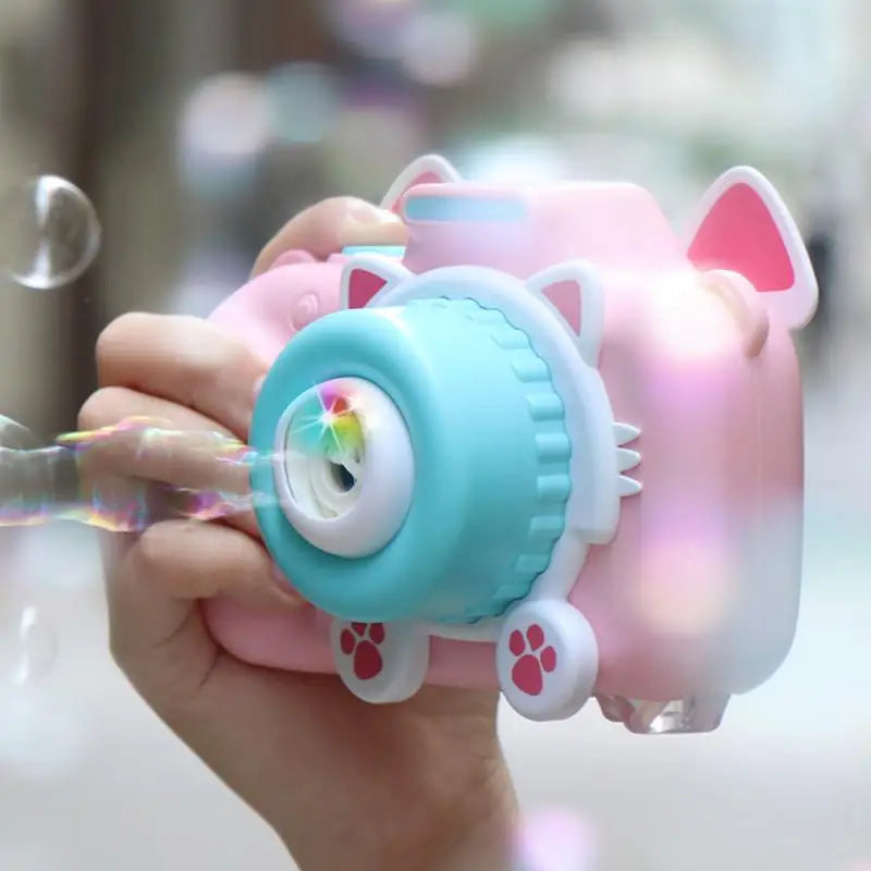Bubbelkamera för barn – Lekfull utomhusaktivitet med bubblor och musik