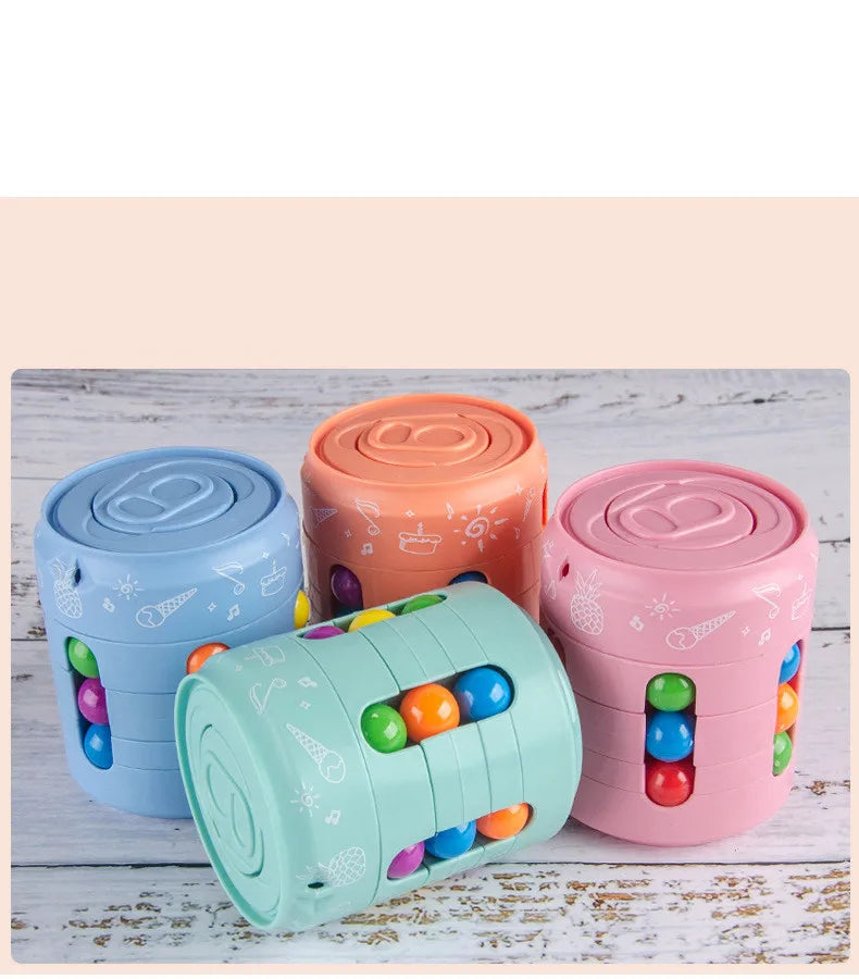 Magic Fidget Cube Game – Roterande fidget-kub för barn och vuxna | Stressfri lek och hjärnträning