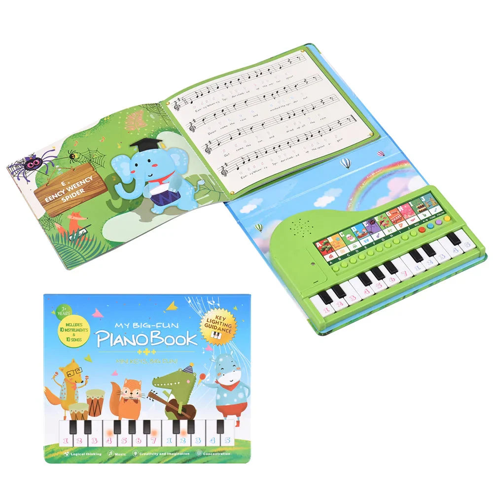 Barnpianobok – Upptäck musik och kreativitet