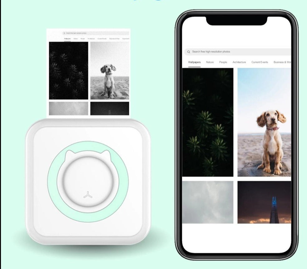 Kids Instant Photo Printer – Fotoskrivare för barn med ZINK-teknik