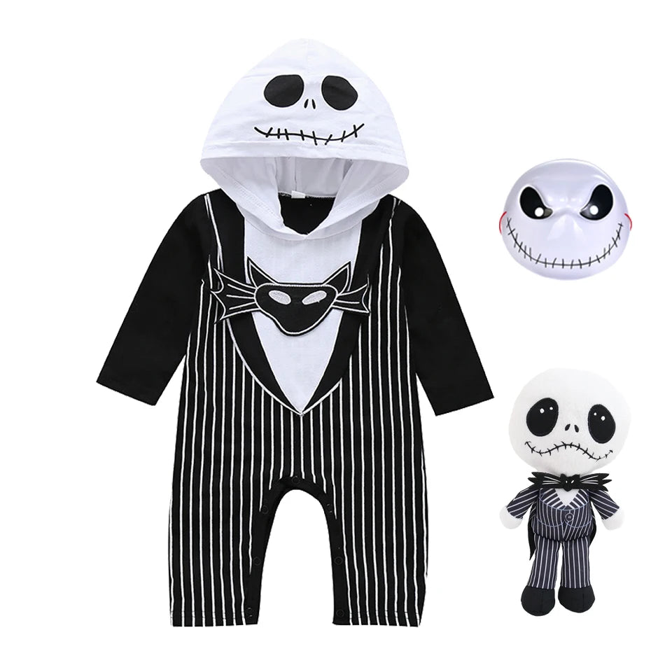 Barnpyjamas för Halloween – Nightmare Before Christmas, festlig och varm