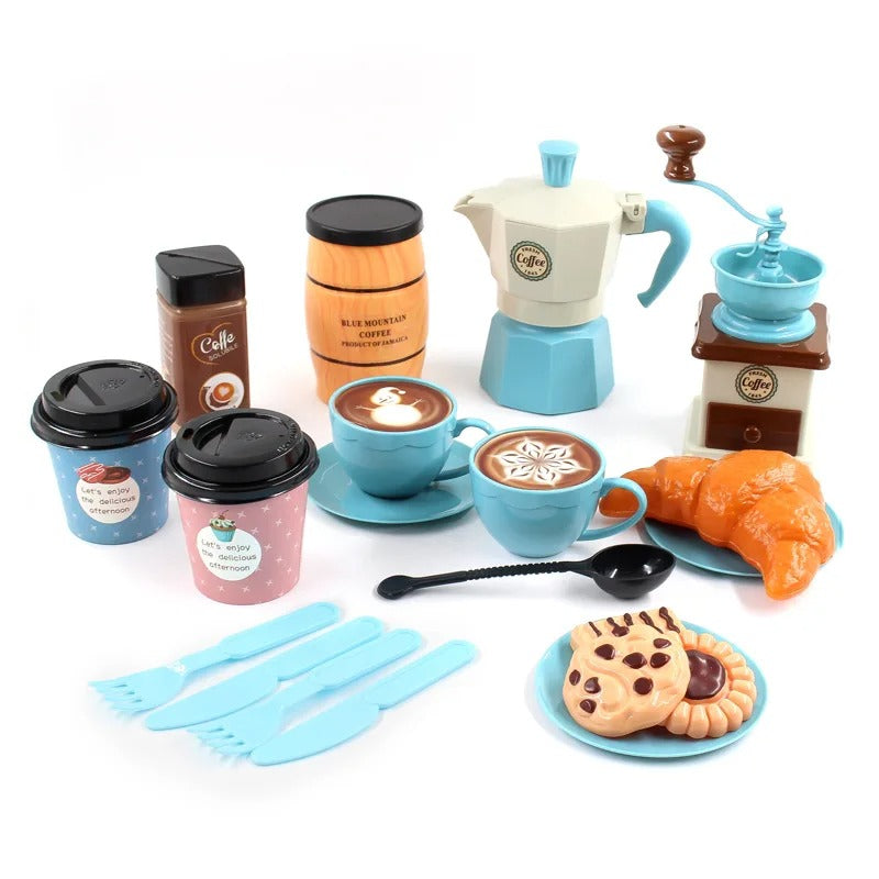 Cafe Set – Pedagogiskt leksaksset för café och bageri