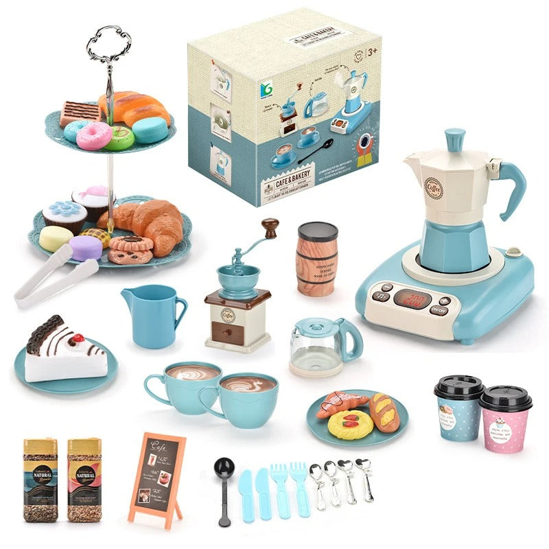 Cafe Set – Pedagogiskt leksaksset för café och bageri