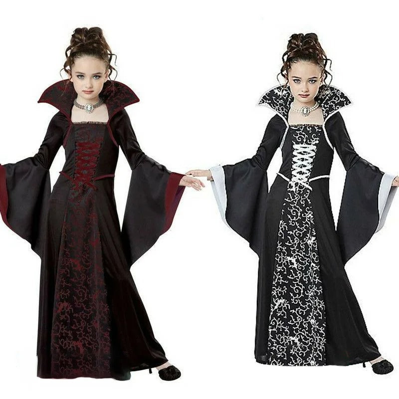 Kunglig Vampyrdräkt för barn – elegant, skrämmande och perfekt för Halloween