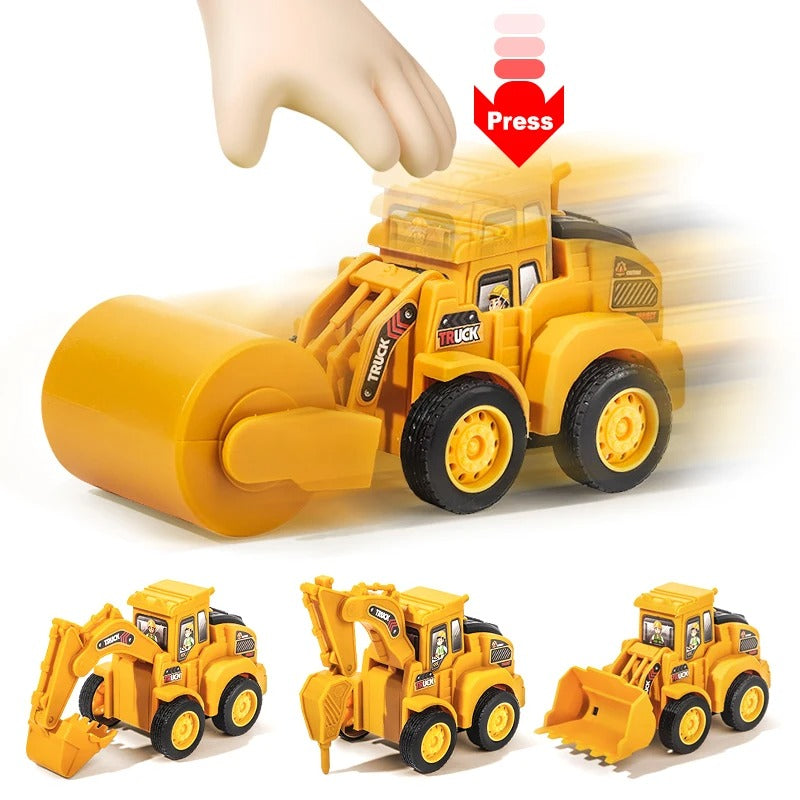 Construction Toy – Byggfordon för barn med push-and-go funktion