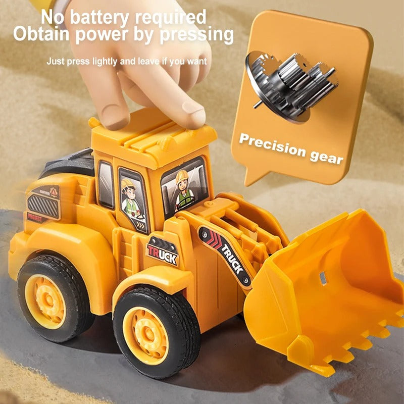 Construction Toy – Byggfordon för barn med push-and-go funktion