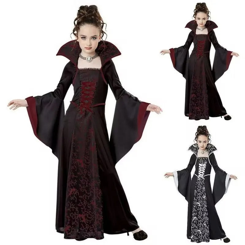 Kunglig Vampyrdräkt för barn – elegant, skrämmande och perfekt för Halloween
