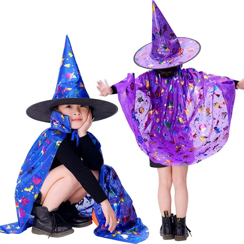 Barn Färgglad Halloween Prinsessdräkt Set