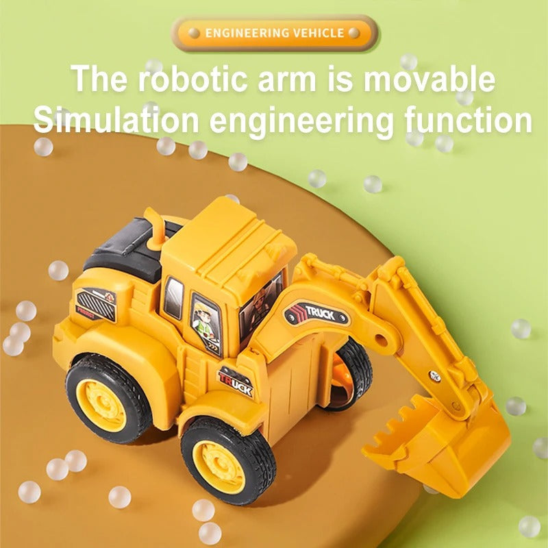 Construction Toy – Byggfordon för barn med push-and-go funktion