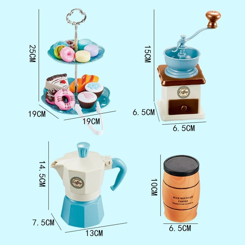 Cafe Set – Pedagogiskt leksaksset för café och bageri