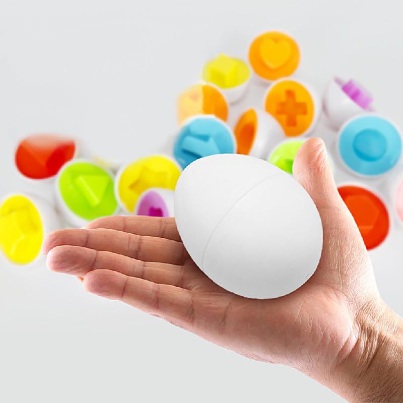 Egg Puzzle – Äggpussel i plast för barn | Kreativt tankespel