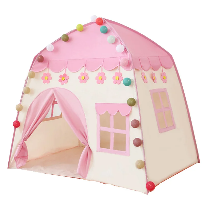 Tipi Princess Castle – Vikbart prinsesstält för barn inomhus och utomhuslek