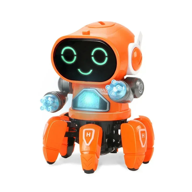 Interaktiv leksaksrobot för barn – Dancing Spin Robot med ljus och musik