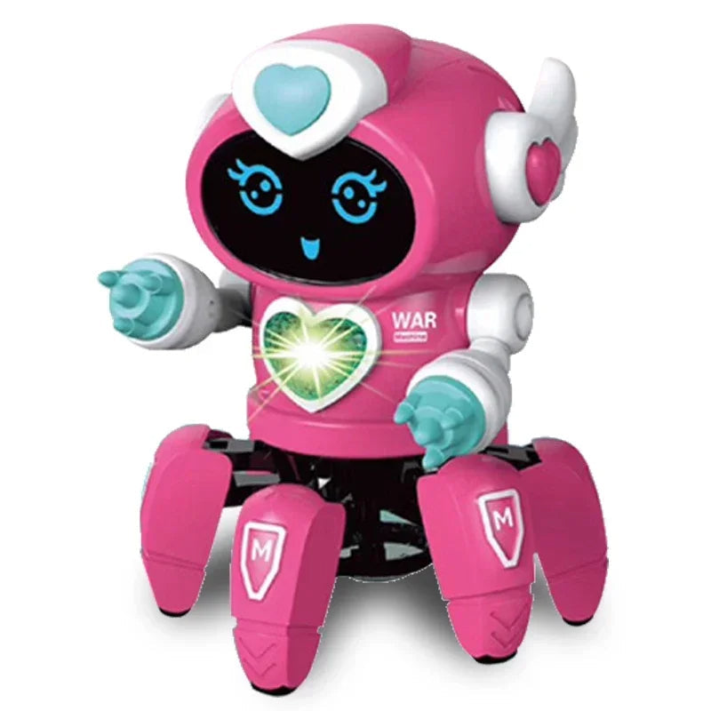 Interaktiv leksaksrobot för barn – Dancing Spin Robot med ljus och musik