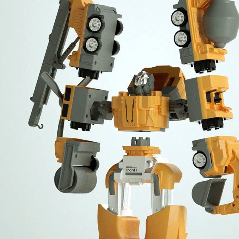 Magnetisk byggleksak för barn – 26-delars set med fordon & robotar