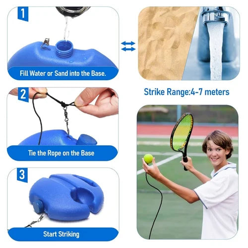 Träningssystem för tennis utomhus – Spela och öva själv
