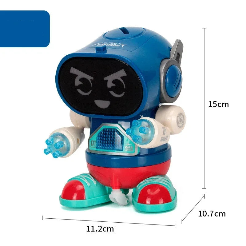 Interaktiv leksaksrobot för barn – Dancing Spin Robot med ljus och musik