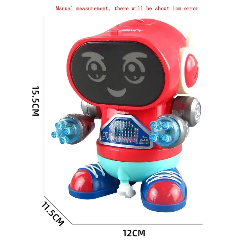 Interaktiv leksaksrobot för barn – Dancing Spin Robot med ljus och musik