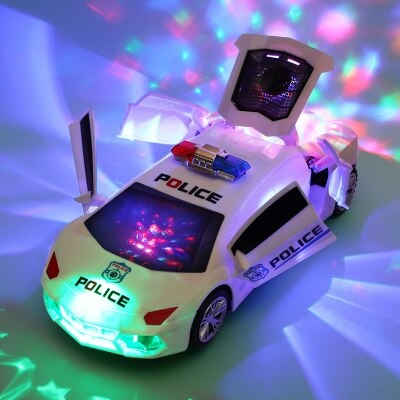 Supercar Toy – Leksaksbil med ljus, ljud och stuntfunktioner